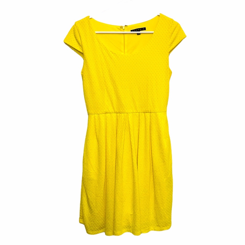 Tiana B. Yellow Babydoll A-Line Dress - Sz 4